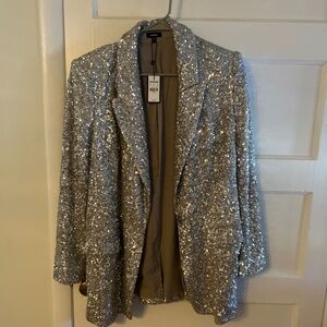 Limited silver sequin jacket